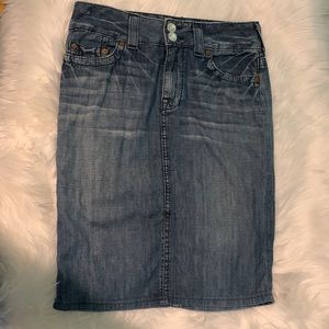 True religion Jean denim skirt sz 29
